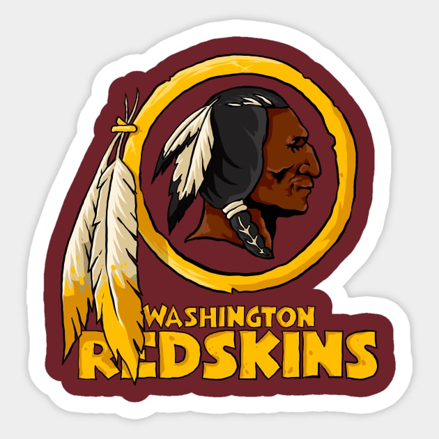 Washington Redskins Sticker by Andikasukamonstera